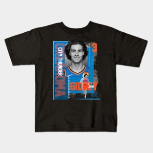 Oklahoma City Thunder Josh Giddey 3 Kids T-Shirt